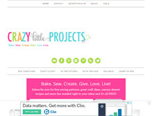 Tablet Screenshot of crazylittleprojects.com